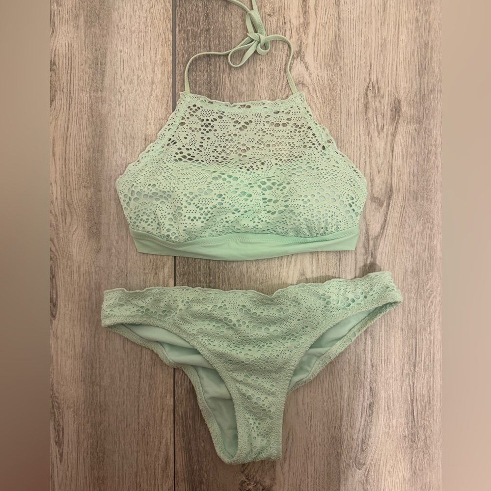 Mint blue Green Bikini Set